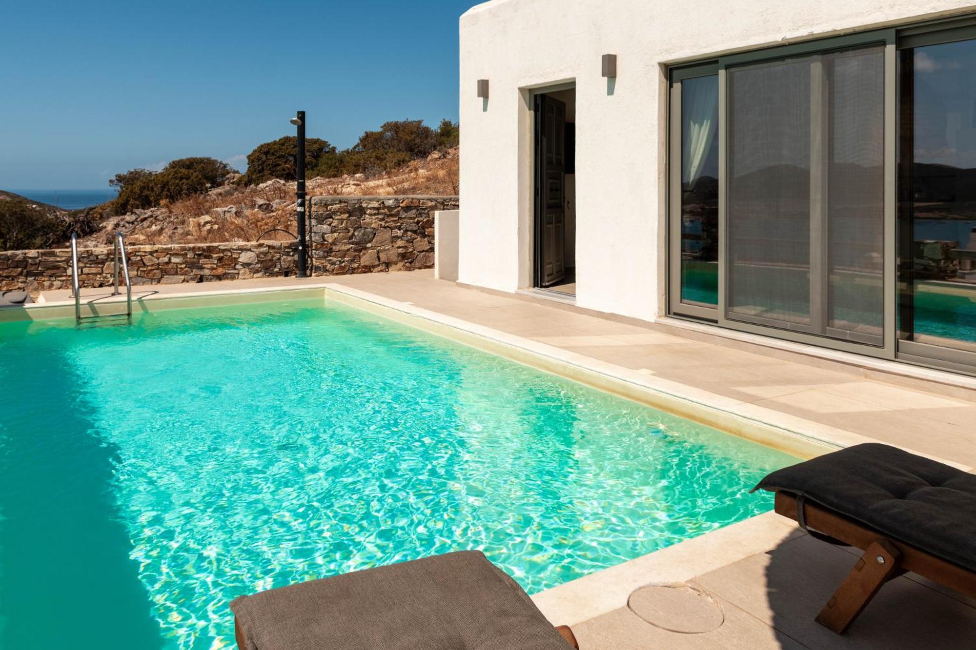 Deja Blue Villa 1 Agios Georgios  エクステリア 写真